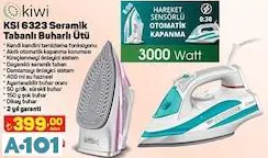 KİWİ SERAMİK TABANLI BUHARLI ÜTÜ KİWİ SERAMİK TABANLI BUHARLI ÜTÜ